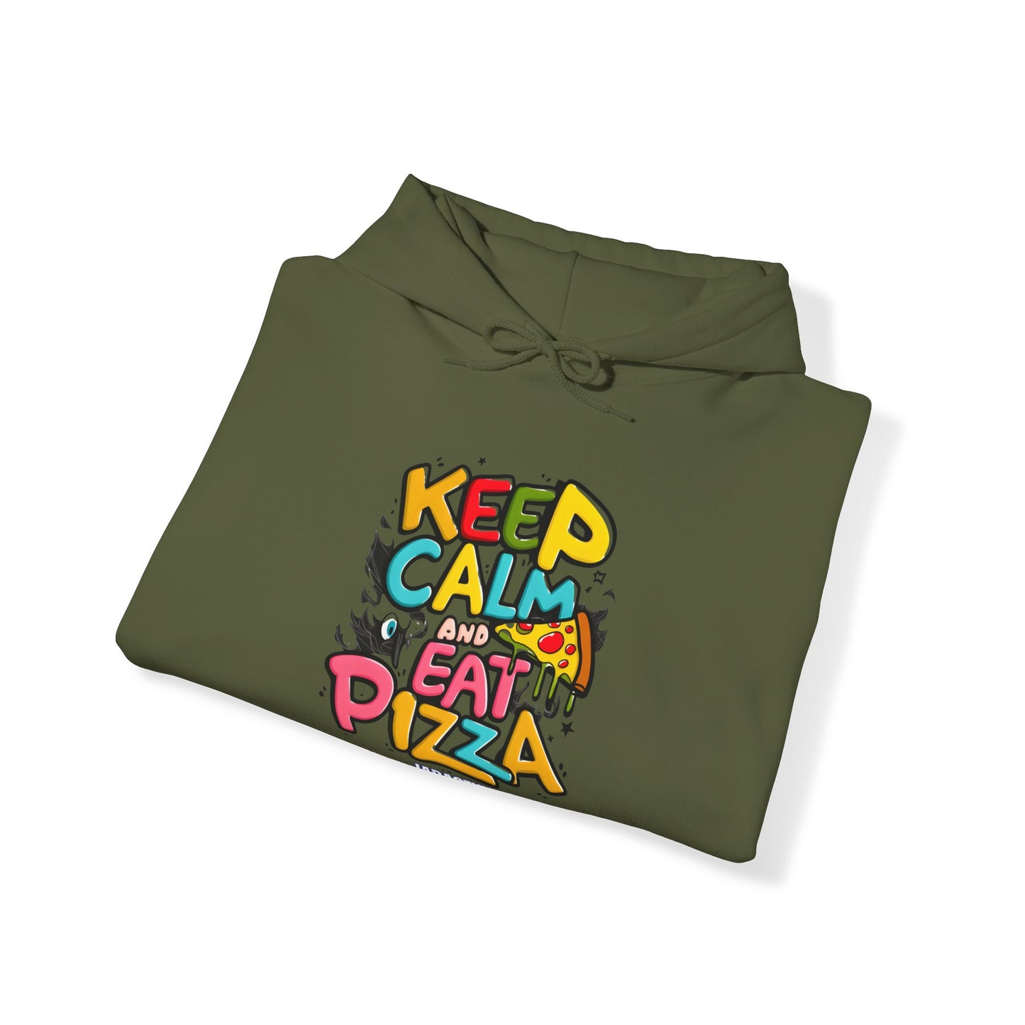 Keep Calm and Eat Pizza Hoodie | Jarastyle Comfort Collection