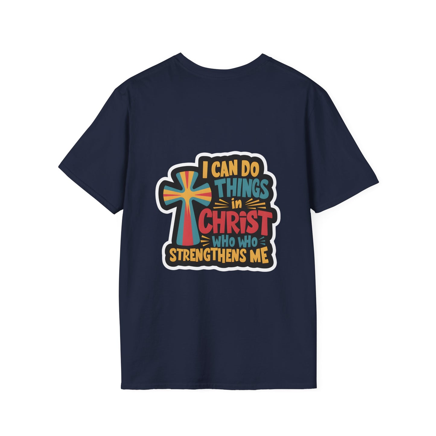 Faith Strength Tee: 'I Can Do All Things Through Christ' | Jarastyle Collection