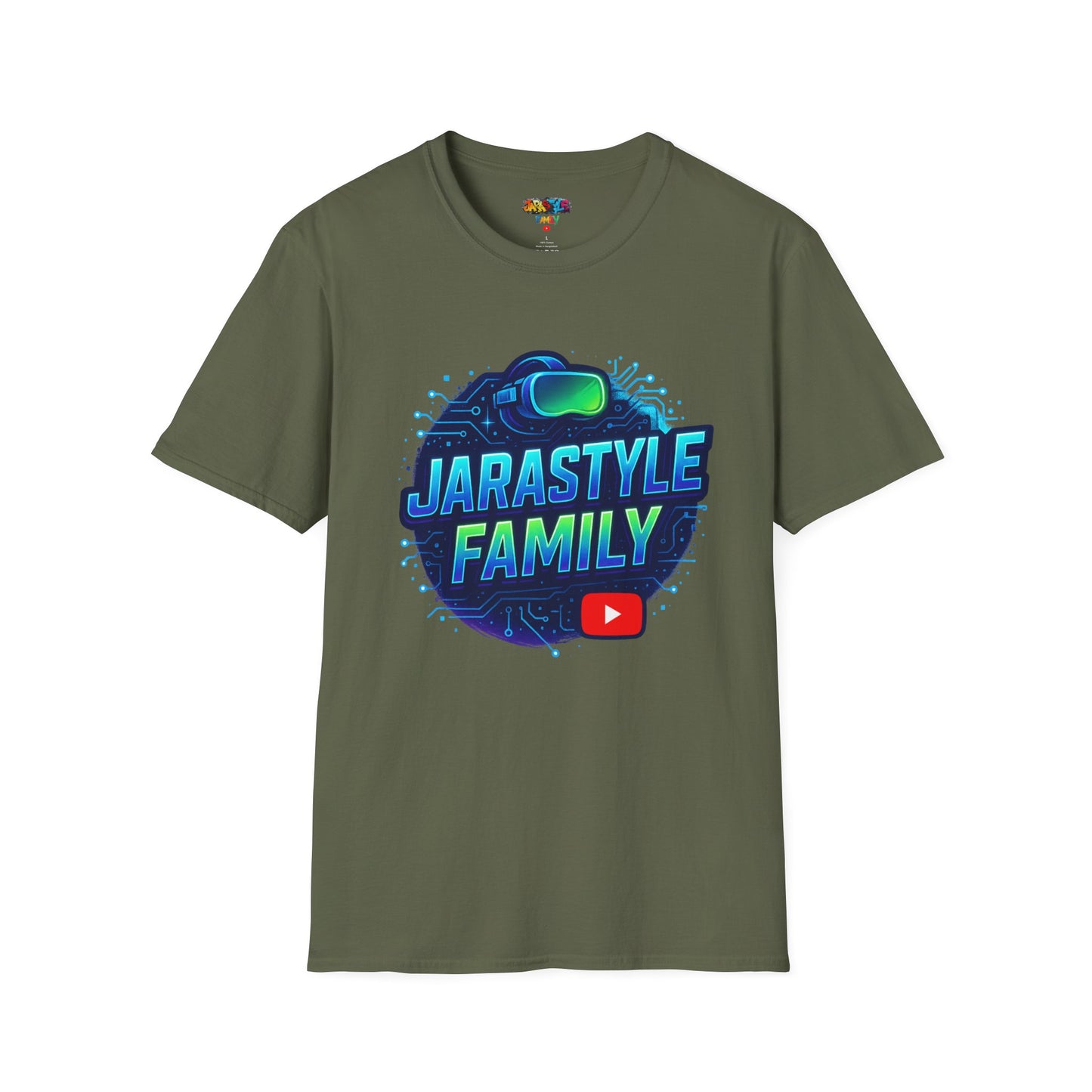 Gaming Family Unisex Softstyle T-Shirt, Casual Tee, Geeky Gift, Family Reunion, YouTube Fan Shirt, Holiday Gift