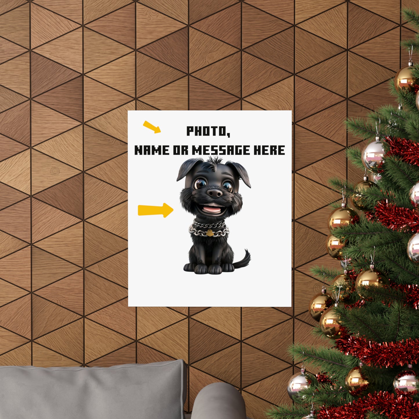 Create Your Masterpiece Poster: Custom Photo, Name, & Message | Jarastyle Personalized Gifts