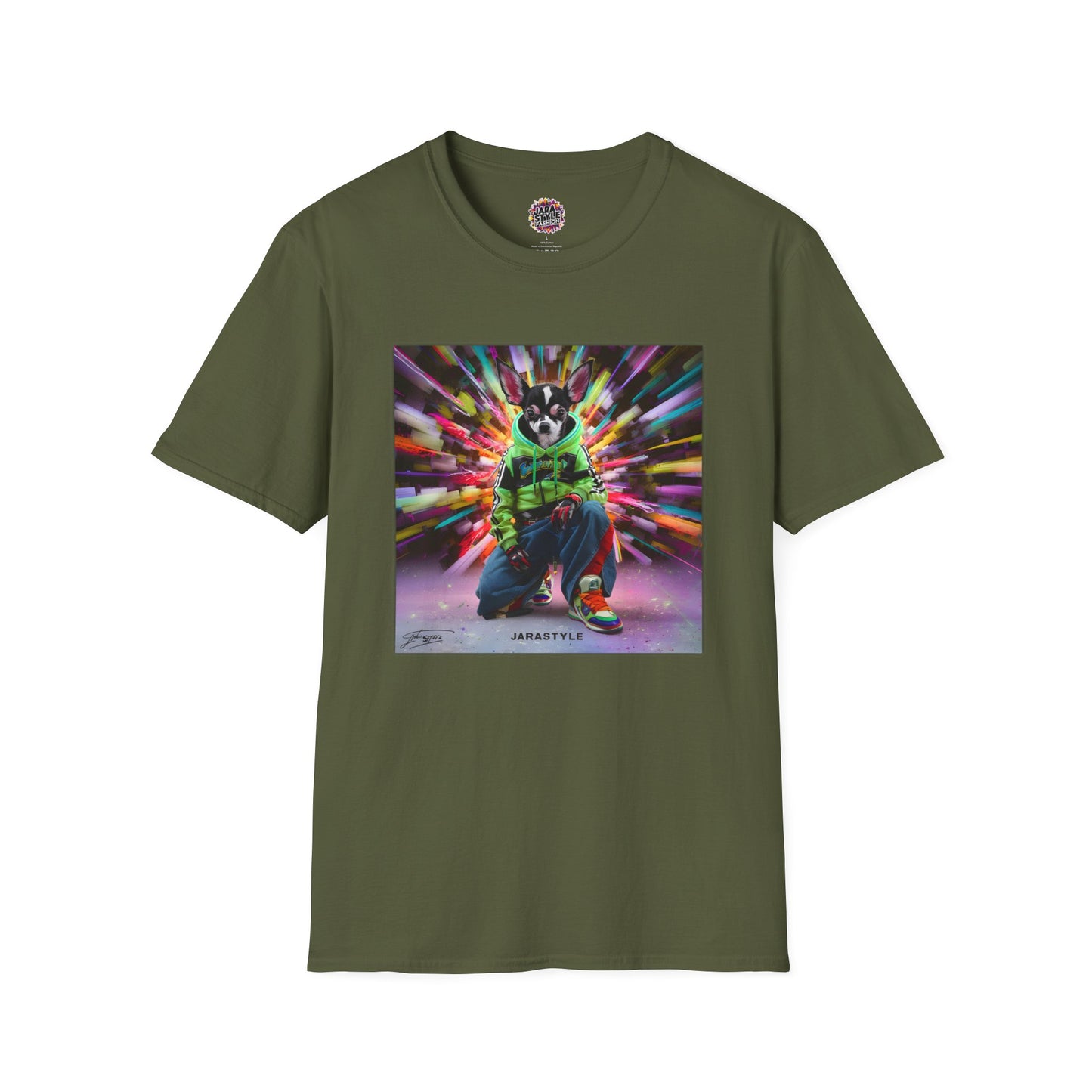 Chihuahua Hip Hop Fashion Tee: Urban Paws & Beats | Jarastyle Urban Pet Collection