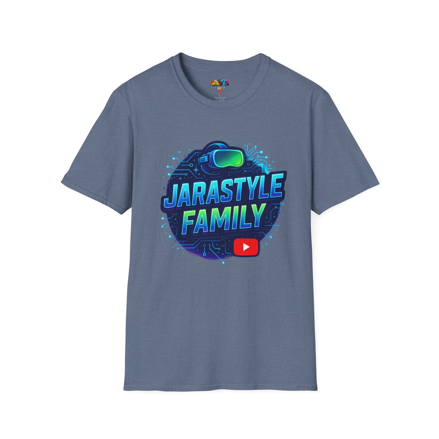 Gaming Family Unisex Softstyle T-Shirt, Casual Tee, Geeky Gift, Family Reunion, YouTube Fan Shirt, Holiday Gift
