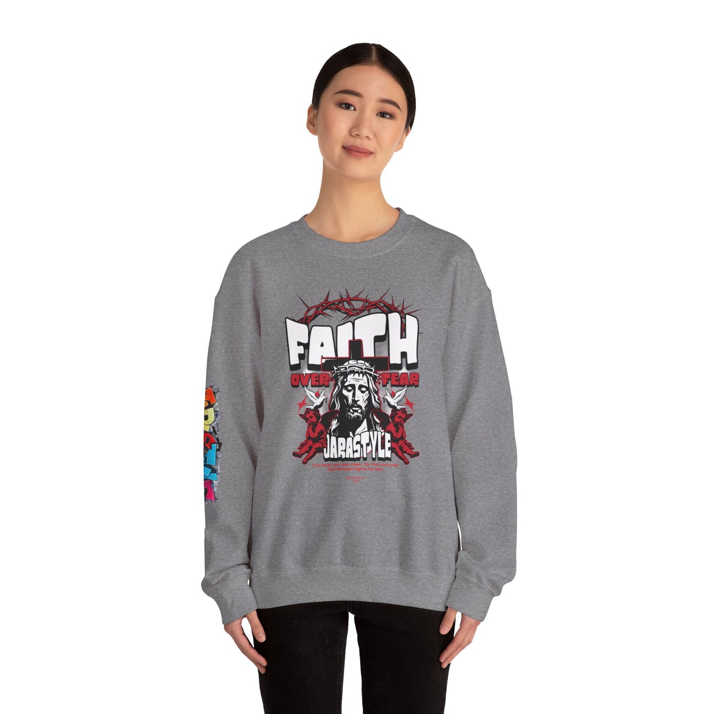 Faith in Jesus Sweatshirt: Warmth & Devotion | Jarastyle Divine Collection