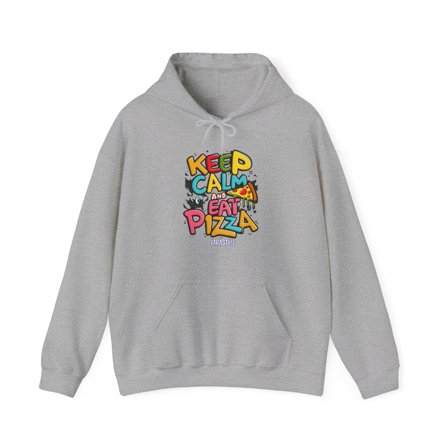 Keep Calm and Eat Pizza Hoodie | Jarastyle Comfort Collection
