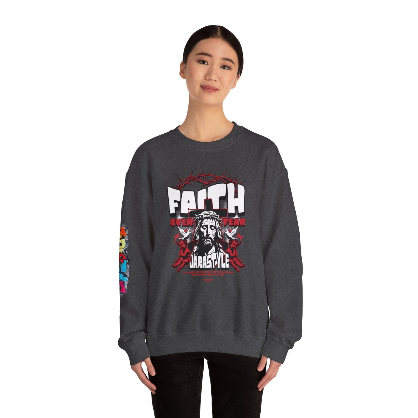 Faith in Jesus Sweatshirt: Warmth & Devotion | Jarastyle Divine Collection