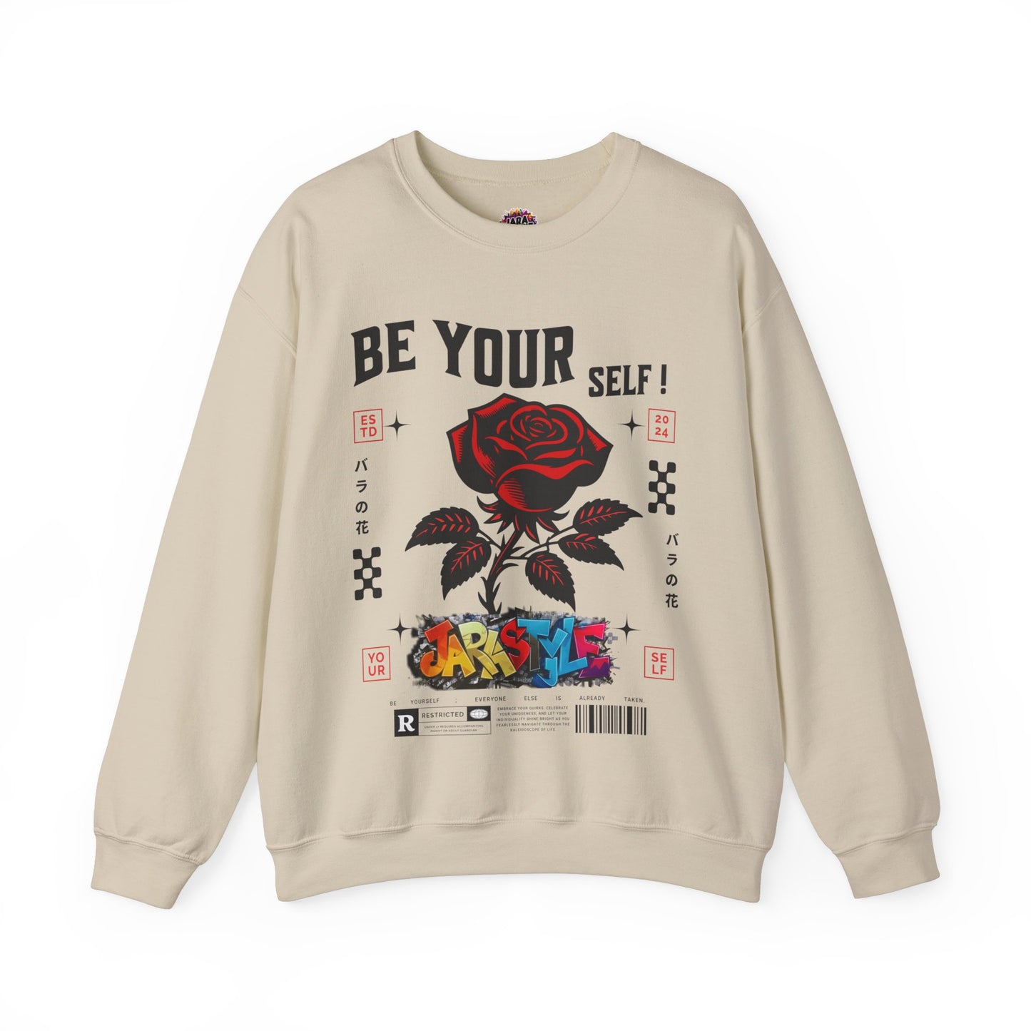 Be Yourself Sweatshirt: Authenticity in Style | Jarastyle Empowerment Collection