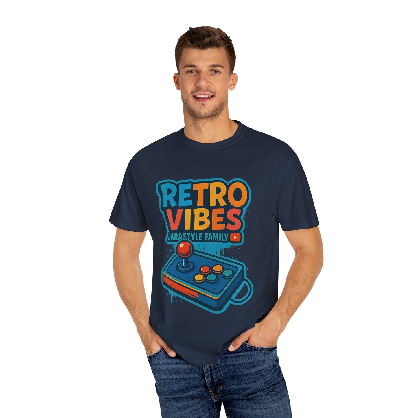 Retro Vibes Unisex T-Shirt | Gamer Apparel, Gift for Gamers, Casual Wear, YouTube Channel Merchandise, Vintage Gaming Tee