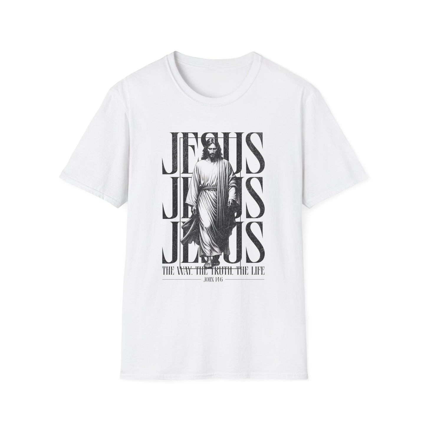 Inspirational Graphic T-Shirt for Faith and Family, Jesus Tee, Family Reunion Apparel, Religious Gift, Everyday Wear