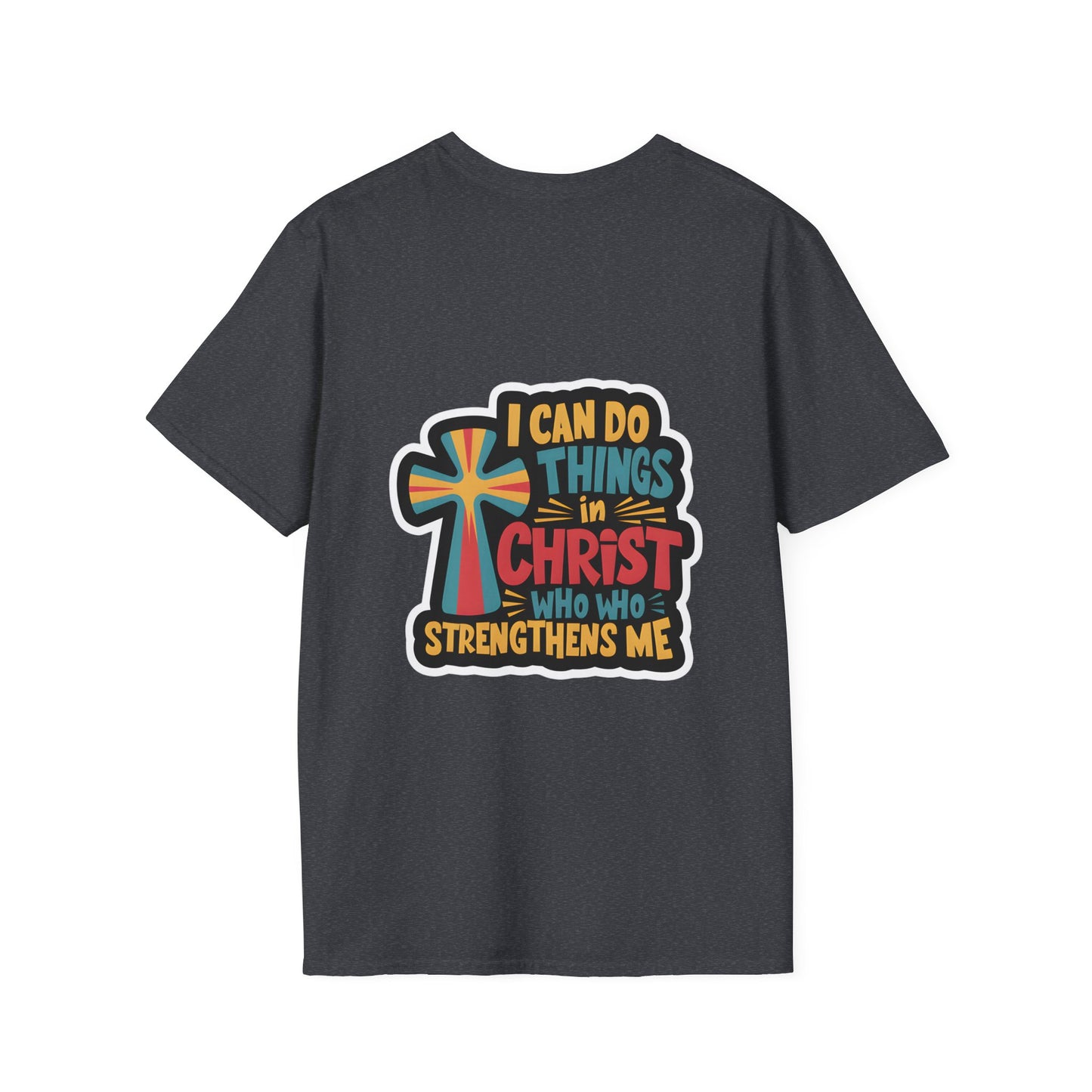 Faith Strength Tee: 'I Can Do All Things Through Christ' | Jarastyle Collection