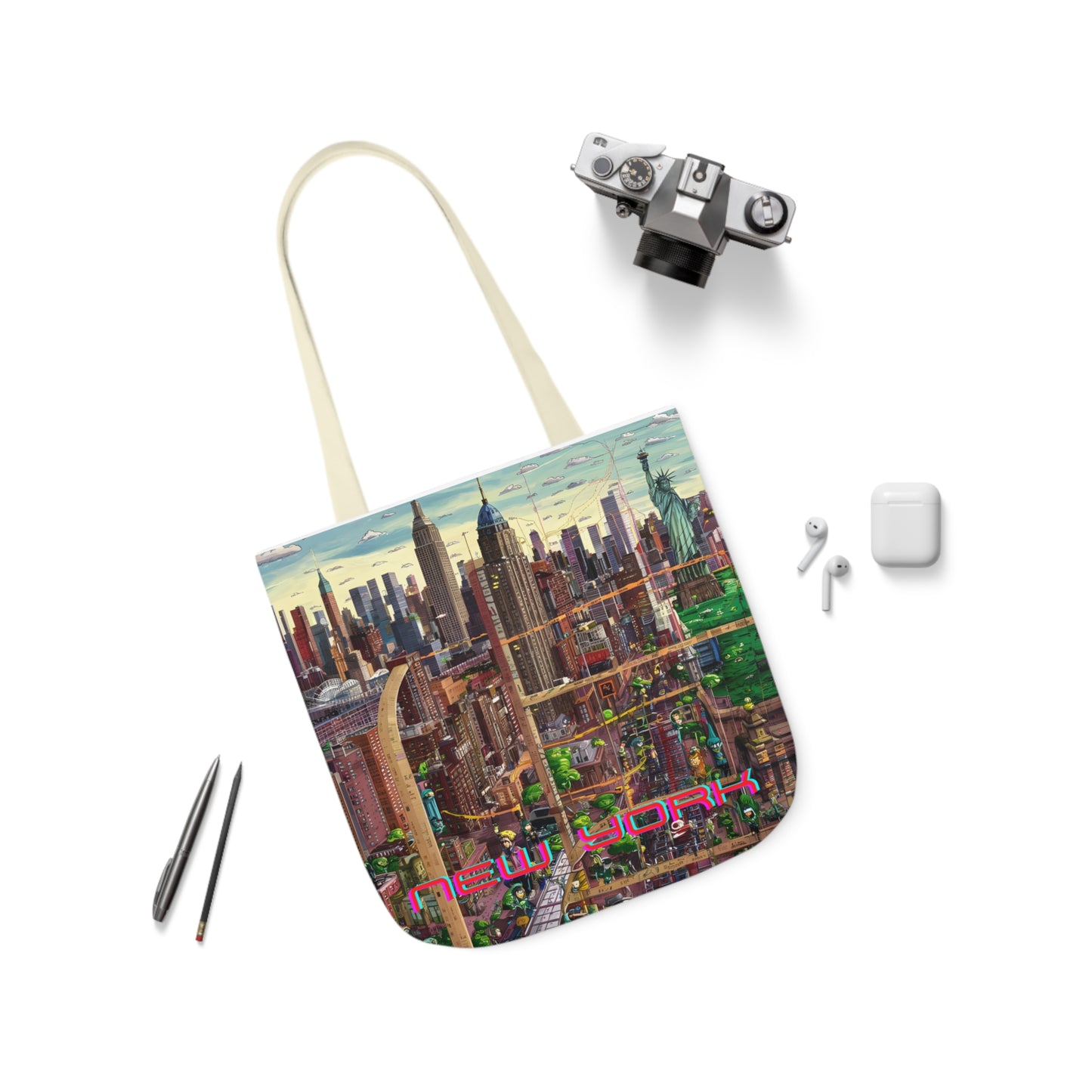New York Vibes Tote Bag: Carry the City's Heart | Jarastyle Urban Collection