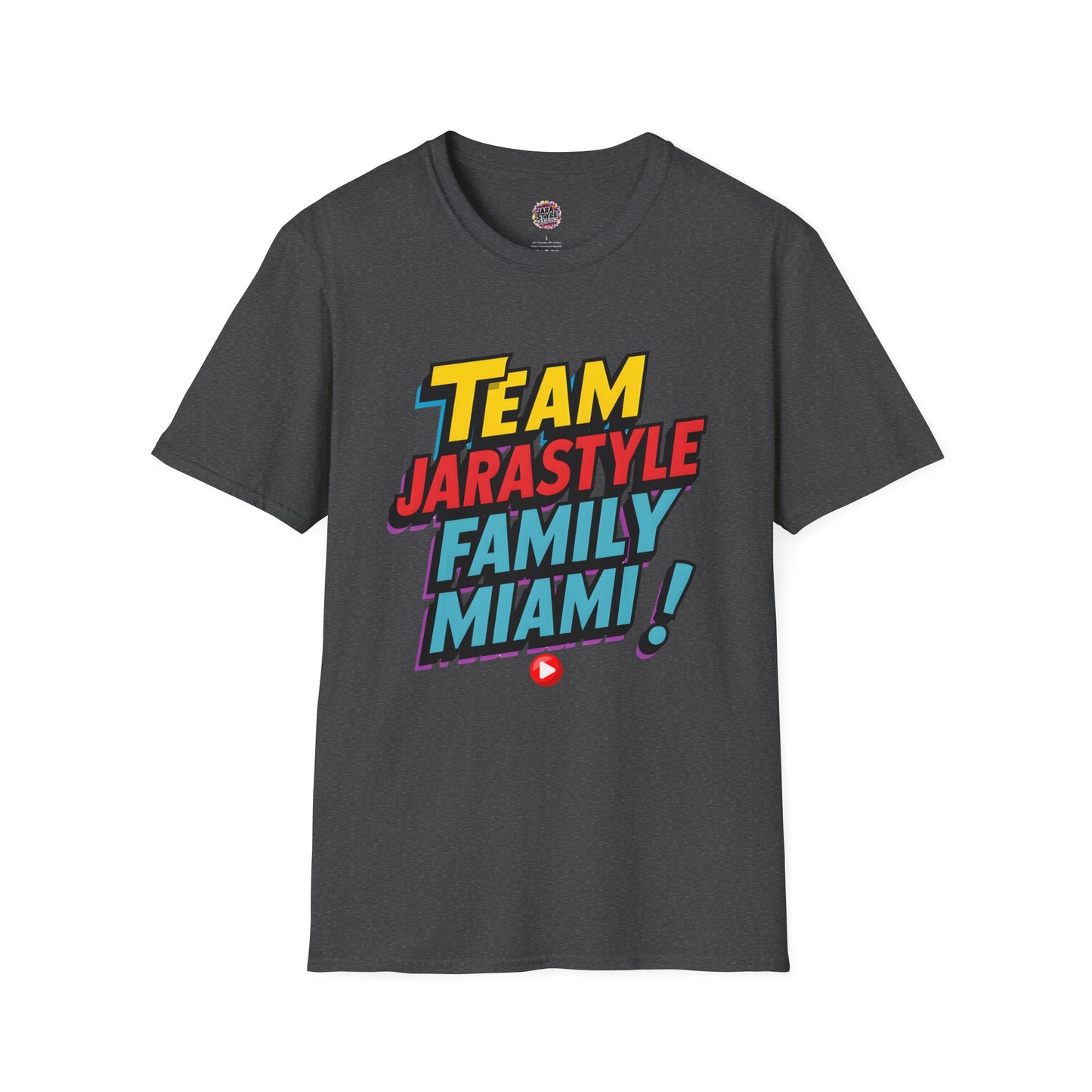 Team Jarastyle Family Miami Tee: United in Sunshine & Style | Official YouTube Channel Gear