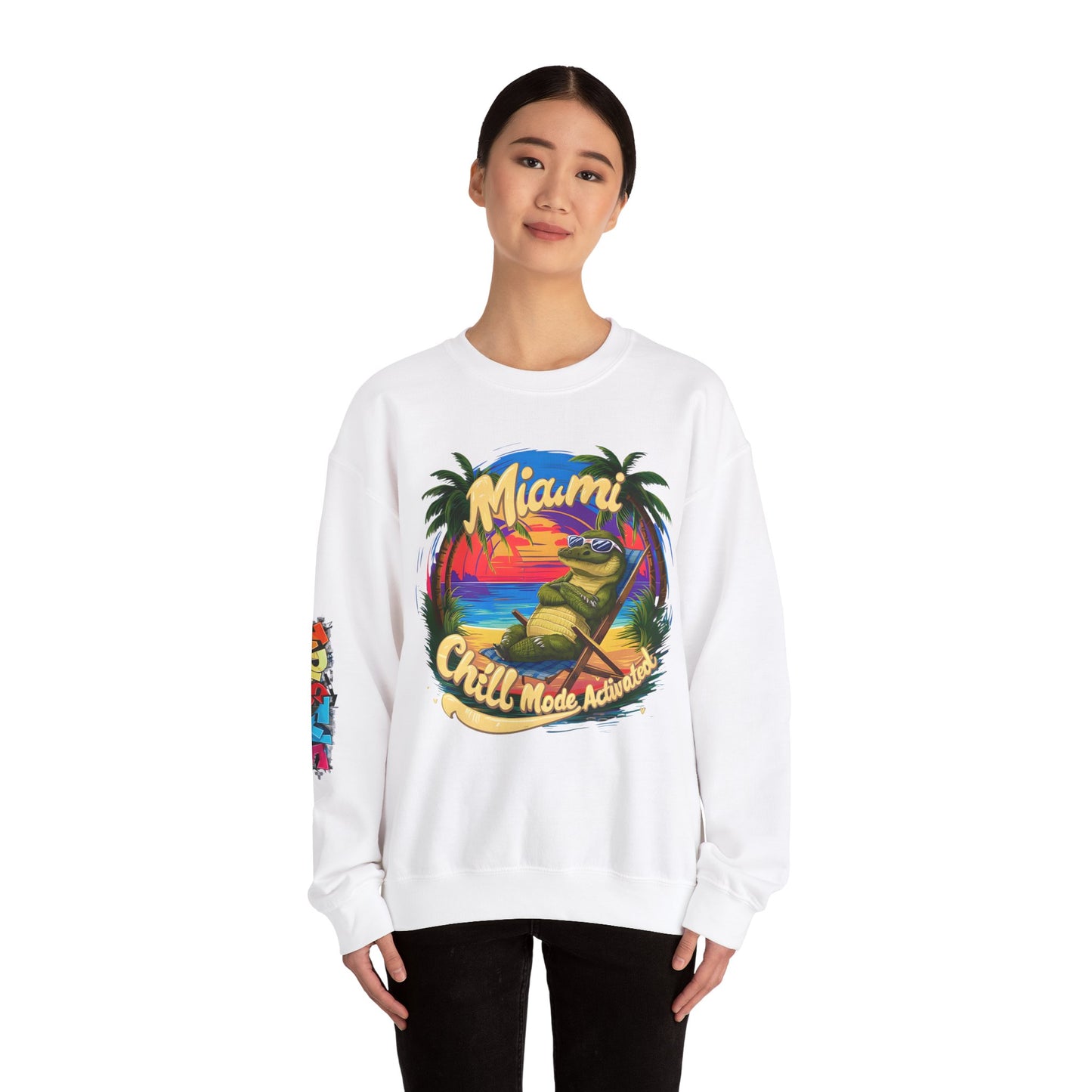 Miami Chilli Mode Activated Sweatshirt: Embrace the Vibes | Jarastyle Relax Collection