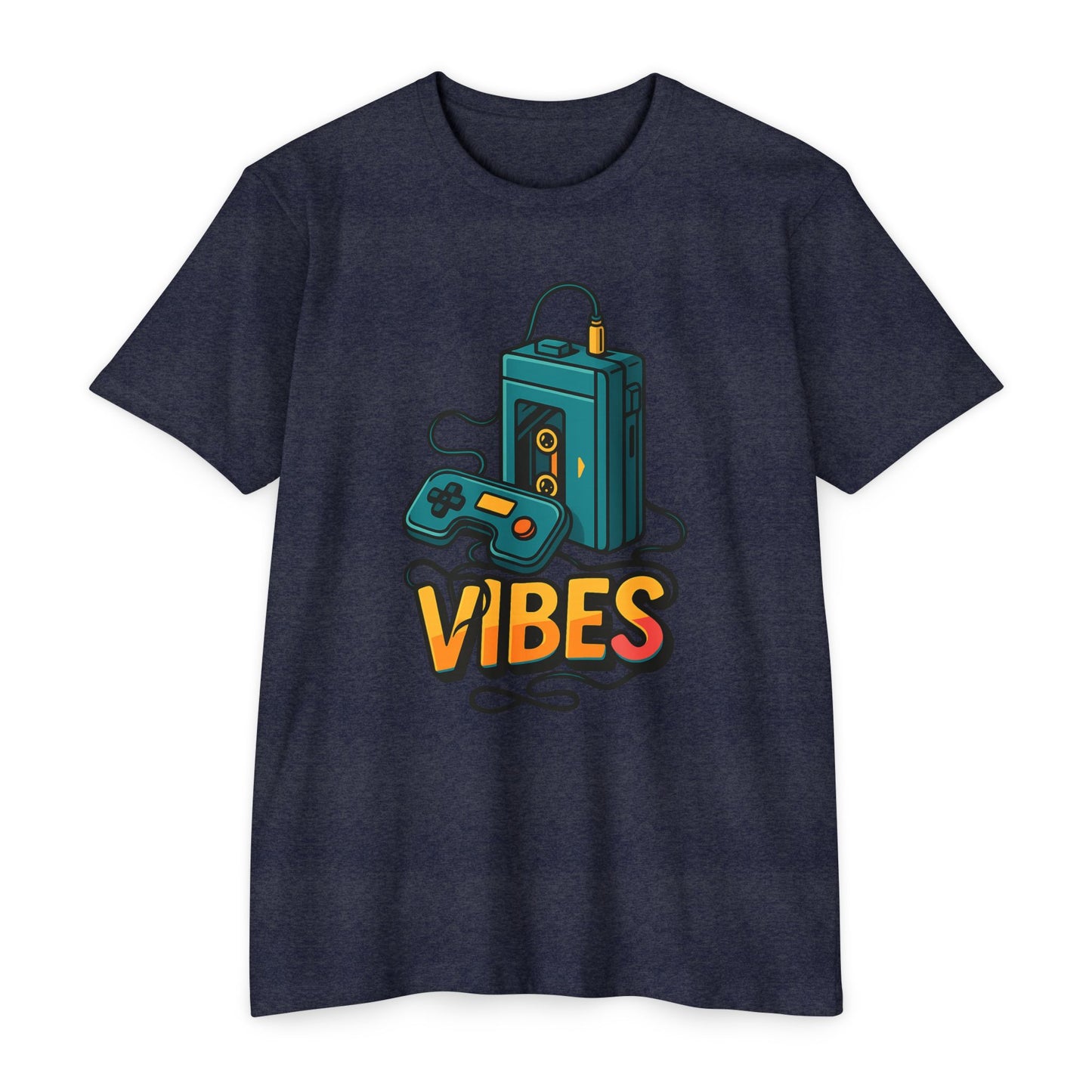 Vibes Gaming T-Shirt, Unisex Casual Tee, Gamer Apparel, Family Shirt, Gift for Gamers, Retro Vibe Shirt