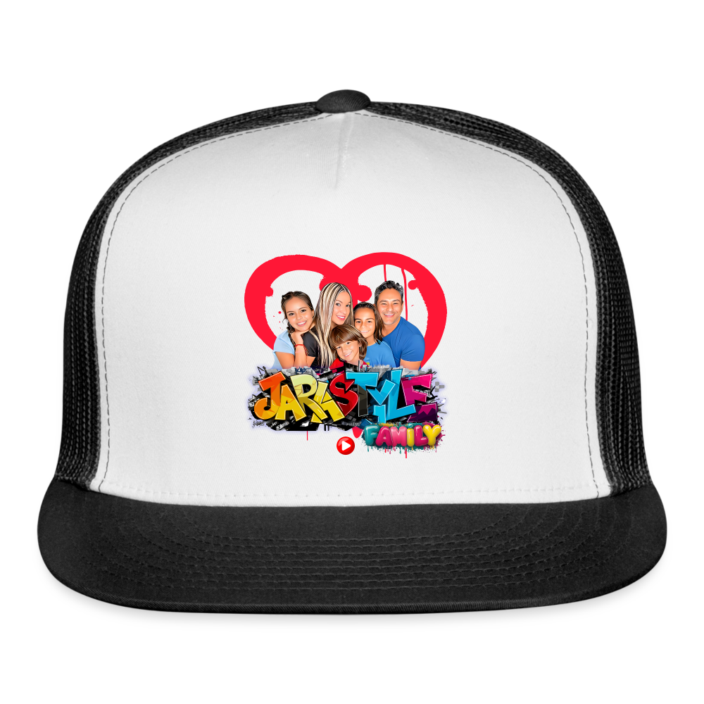 Official Jarastyle Family Channel Hat: Wear Your Support | Exclusive YouTube Fan Gear - white/black