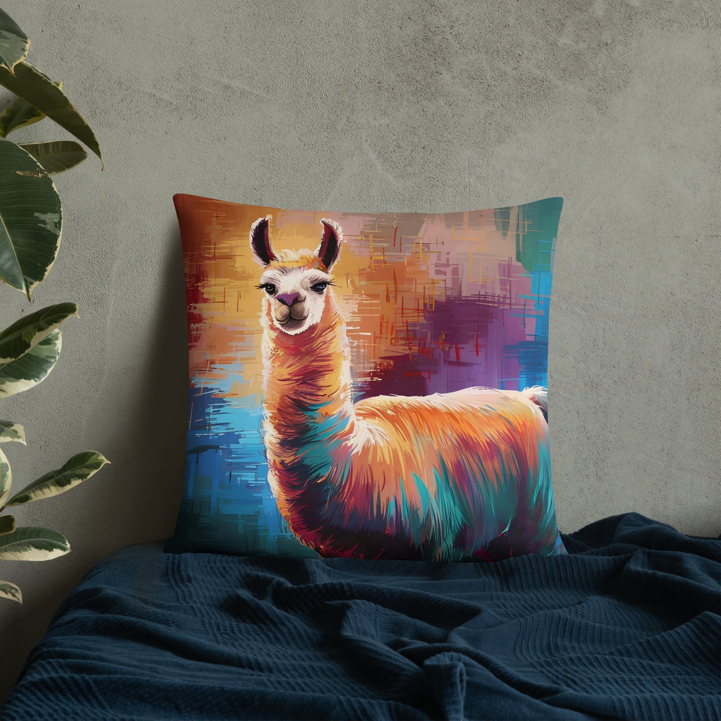Peruvian Llama Pillow: Cozy Comfort with Cultural Charm | Jarastyle Global Collection