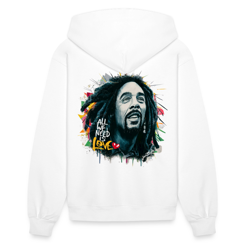 All We Need Is Love Hoodie: Spread Positivity | Jarastyle Love Collection - white