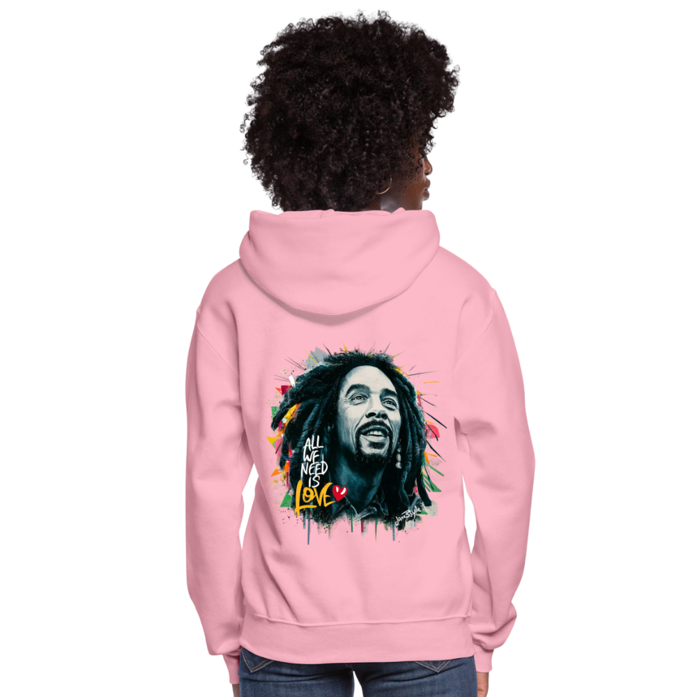 All We Need Is Love Hoodie: Spread Positivity | Jarastyle Love Collection - classic pink