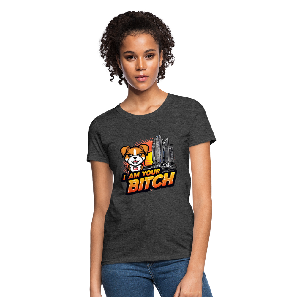 Cute Dog Tee: 'I'm Your Loyal Friend' | Jarastyle Pet Humor Collection - heather black