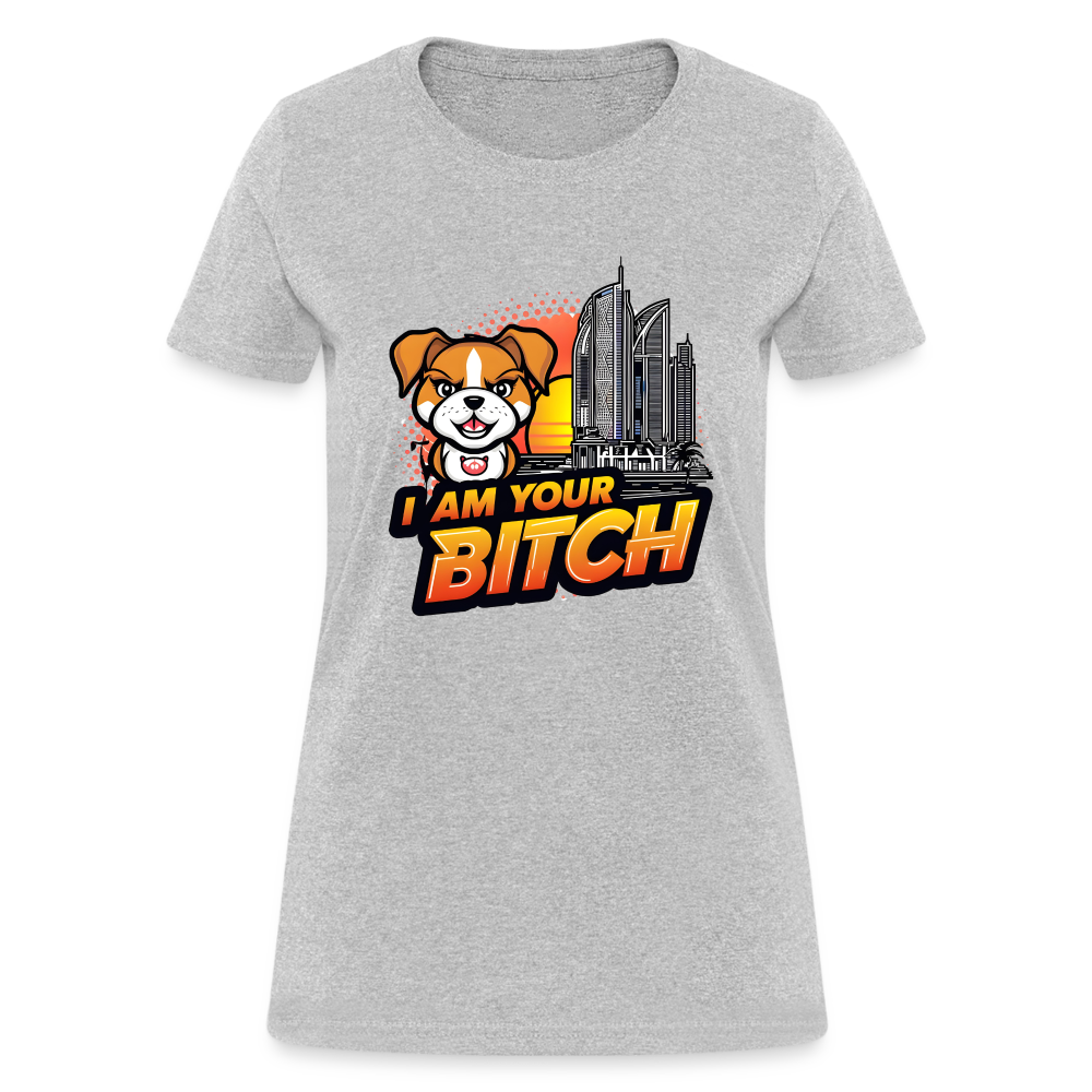 Cute Dog Tee: 'I'm Your Loyal Friend' | Jarastyle Pet Humor Collection - heather gray