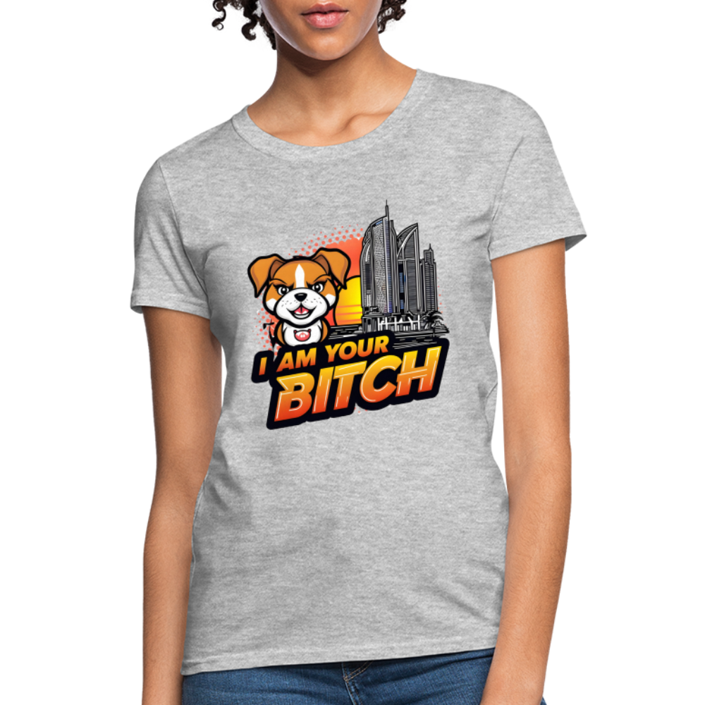 Cute Dog Tee: 'I'm Your Loyal Friend' | Jarastyle Pet Humor Collection - heather gray