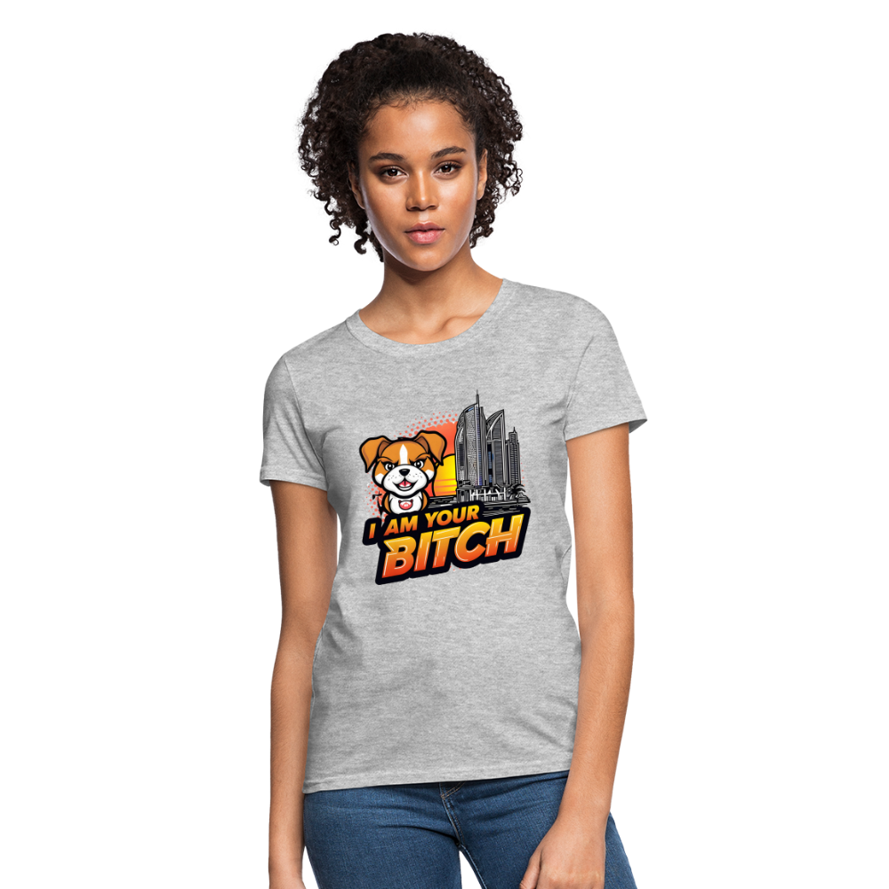 Cute Dog Tee: 'I'm Your Loyal Friend' | Jarastyle Pet Humor Collection - heather gray