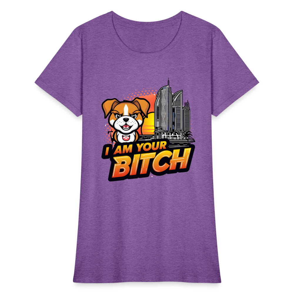 Cute Dog Tee: 'I'm Your Loyal Friend' | Jarastyle Pet Humor Collection - purple heather