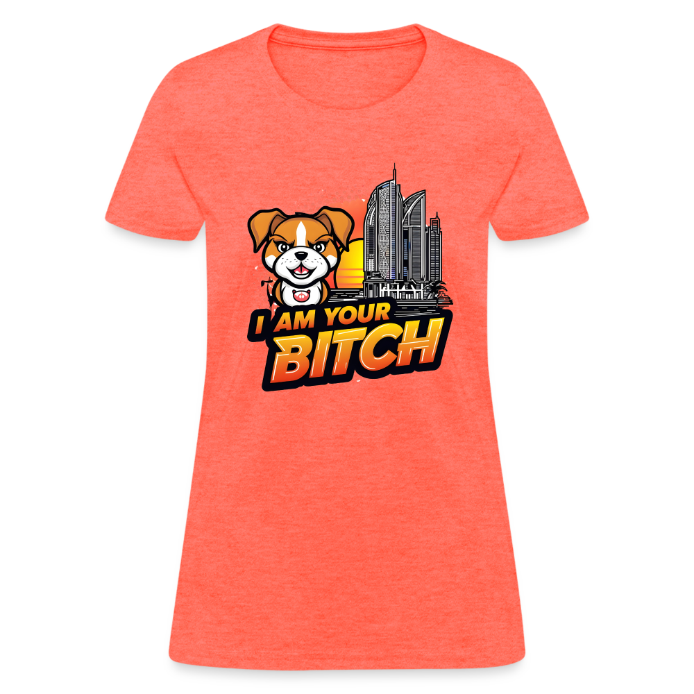 Cute Dog Tee: 'I'm Your Loyal Friend' | Jarastyle Pet Humor Collection - heather coral