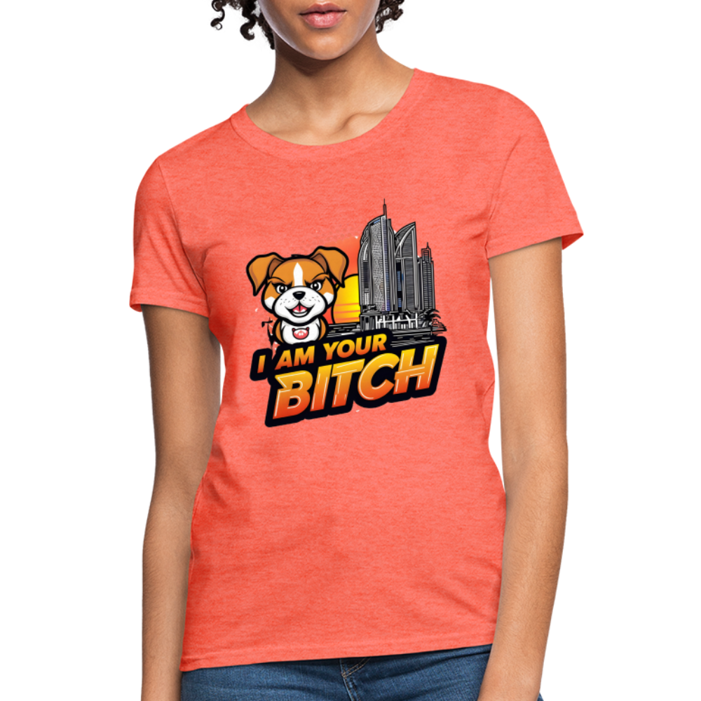Cute Dog Tee: 'I'm Your Loyal Friend' | Jarastyle Pet Humor Collection - heather coral