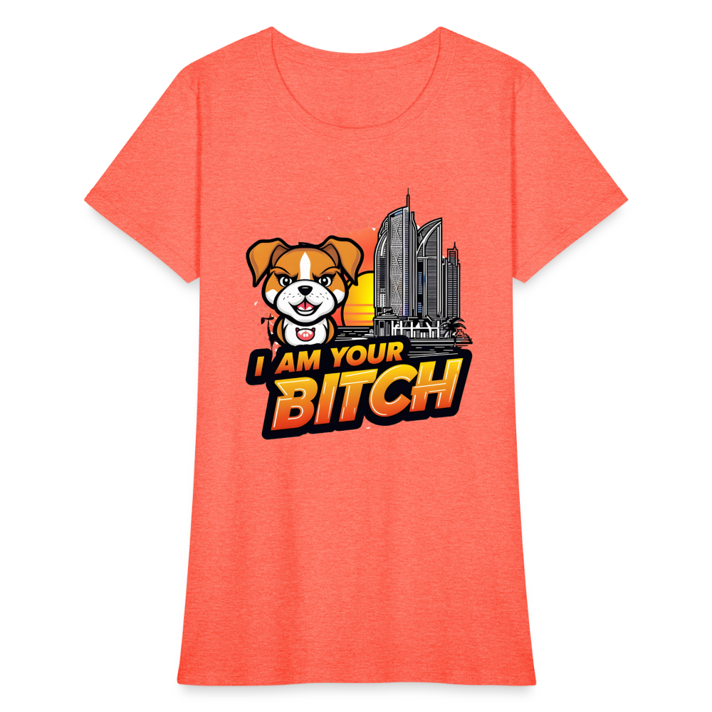 Cute Dog Tee: 'I'm Your Loyal Friend' | Jarastyle Pet Humor Collection - heather coral