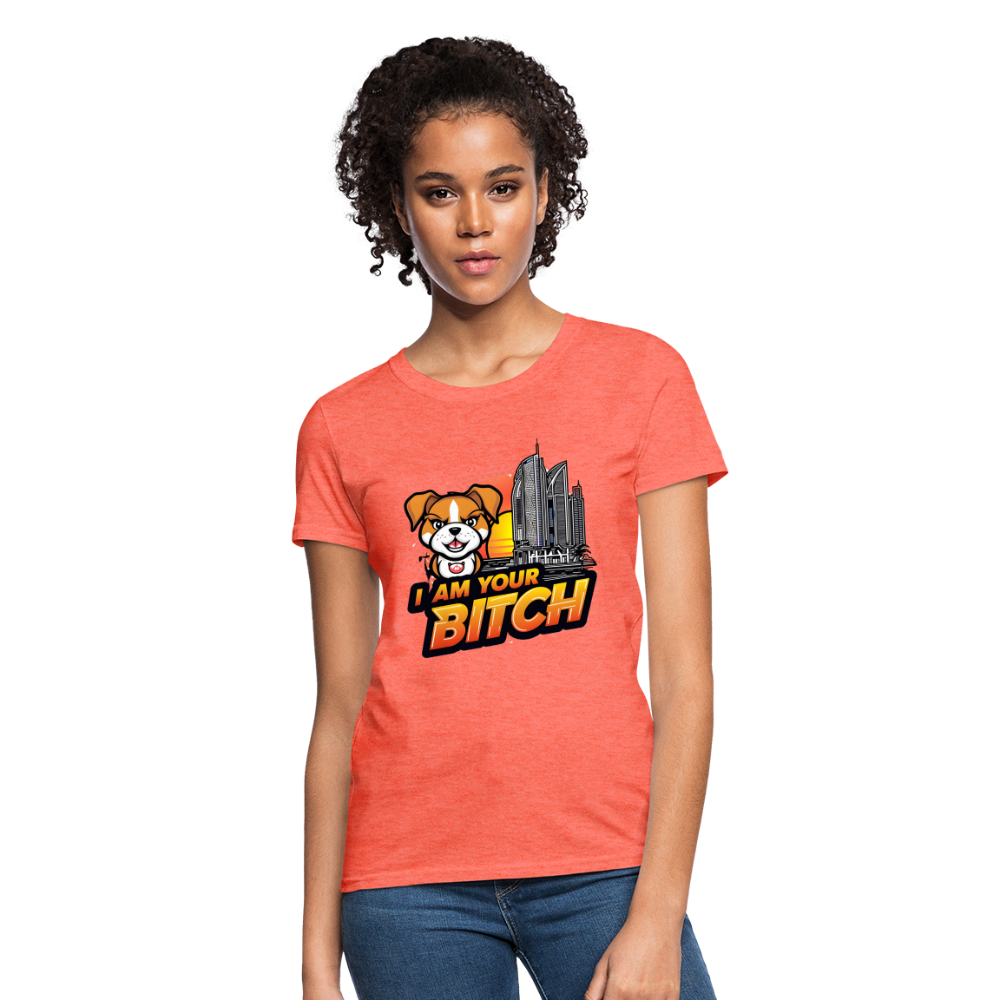 Cute Dog Tee: 'I'm Your Loyal Friend' | Jarastyle Pet Humor Collection - heather coral