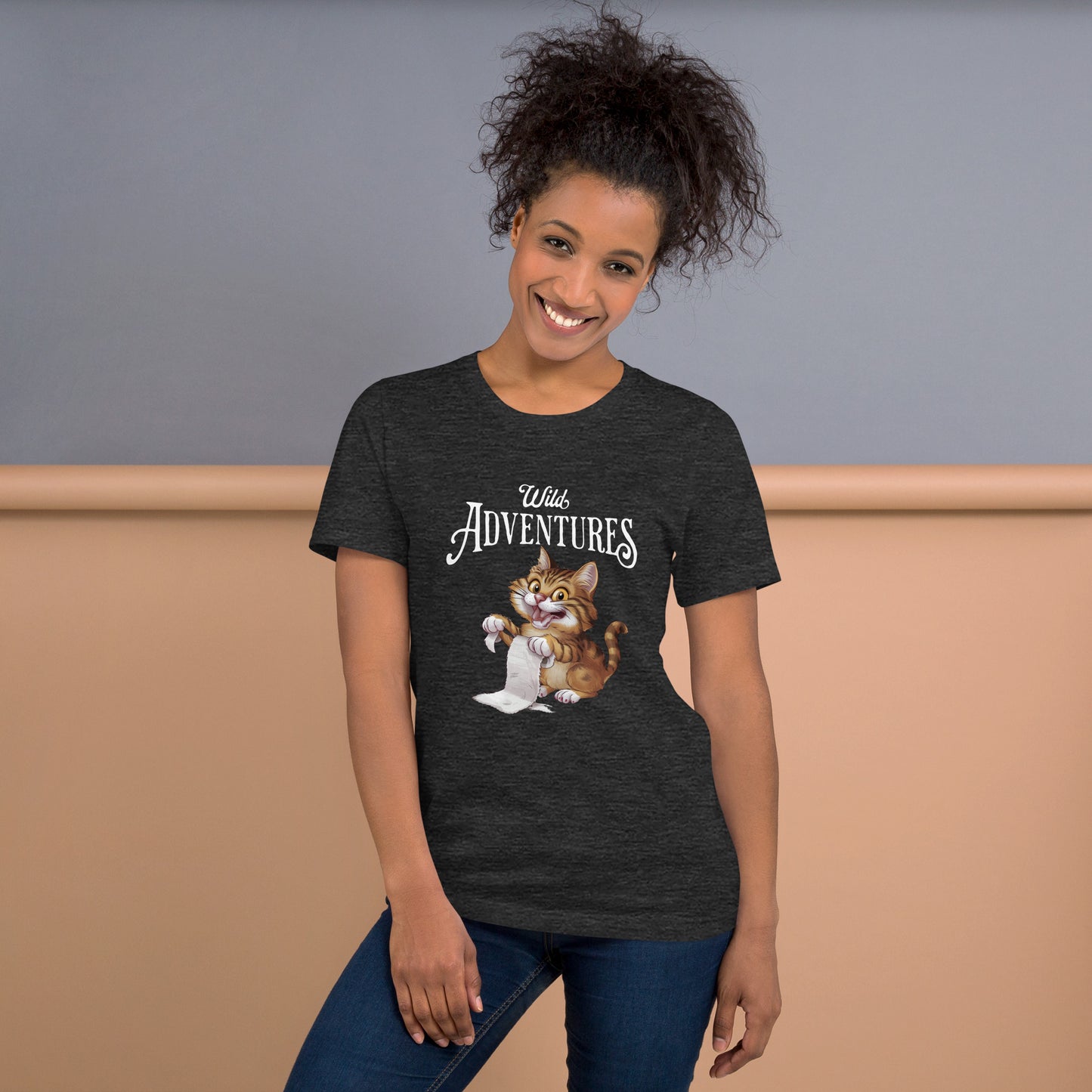 Wild Adventure Cat Tee: Unleash Your Inner Explorer | Jarastyle