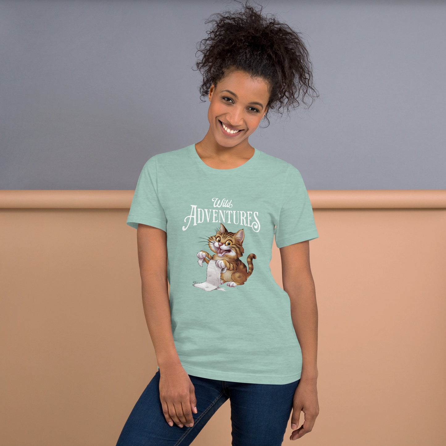 Wild Adventure Cat Tee: Unleash Your Inner Explorer | Jarastyle