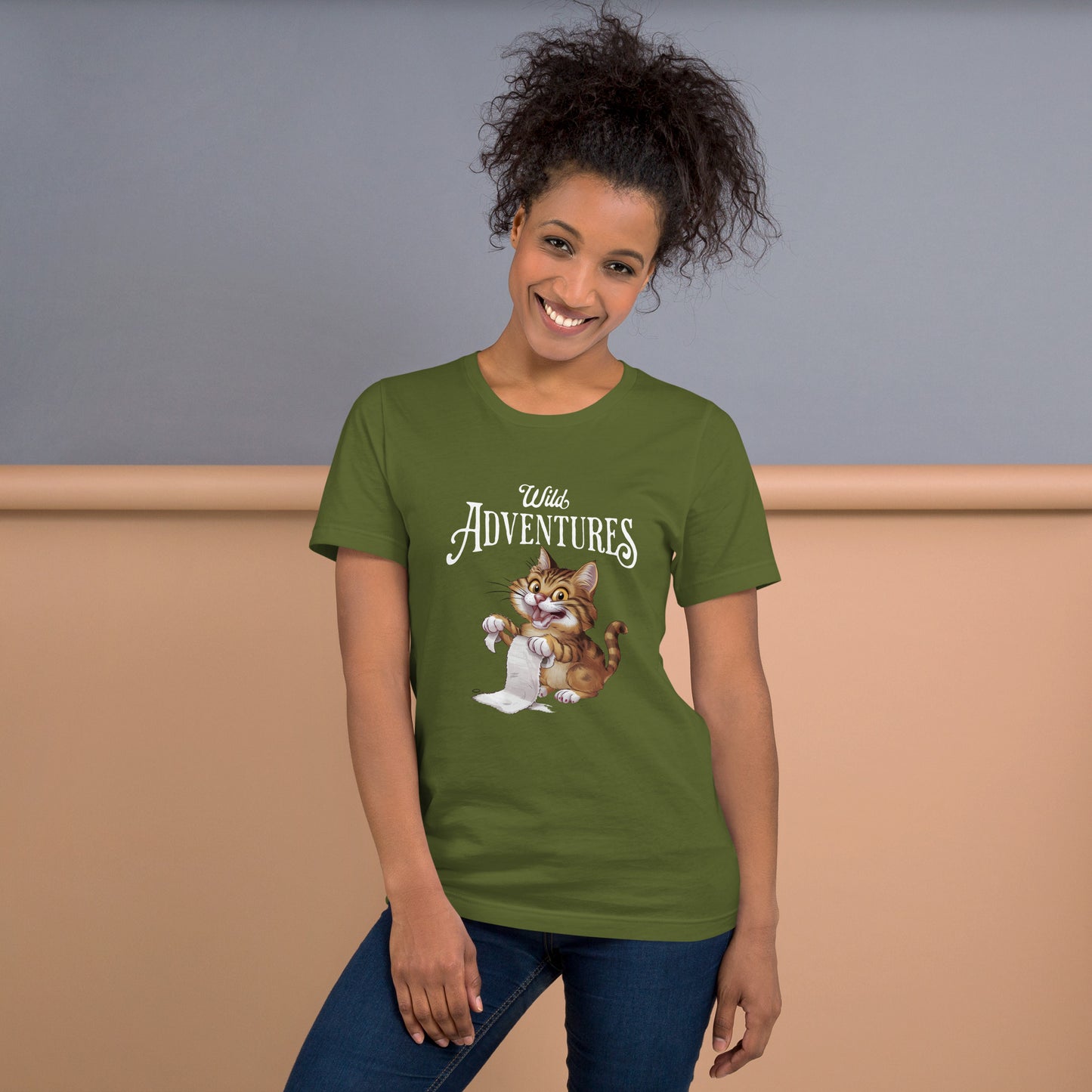 Wild Adventure Cat Tee: Unleash Your Inner Explorer | Jarastyle