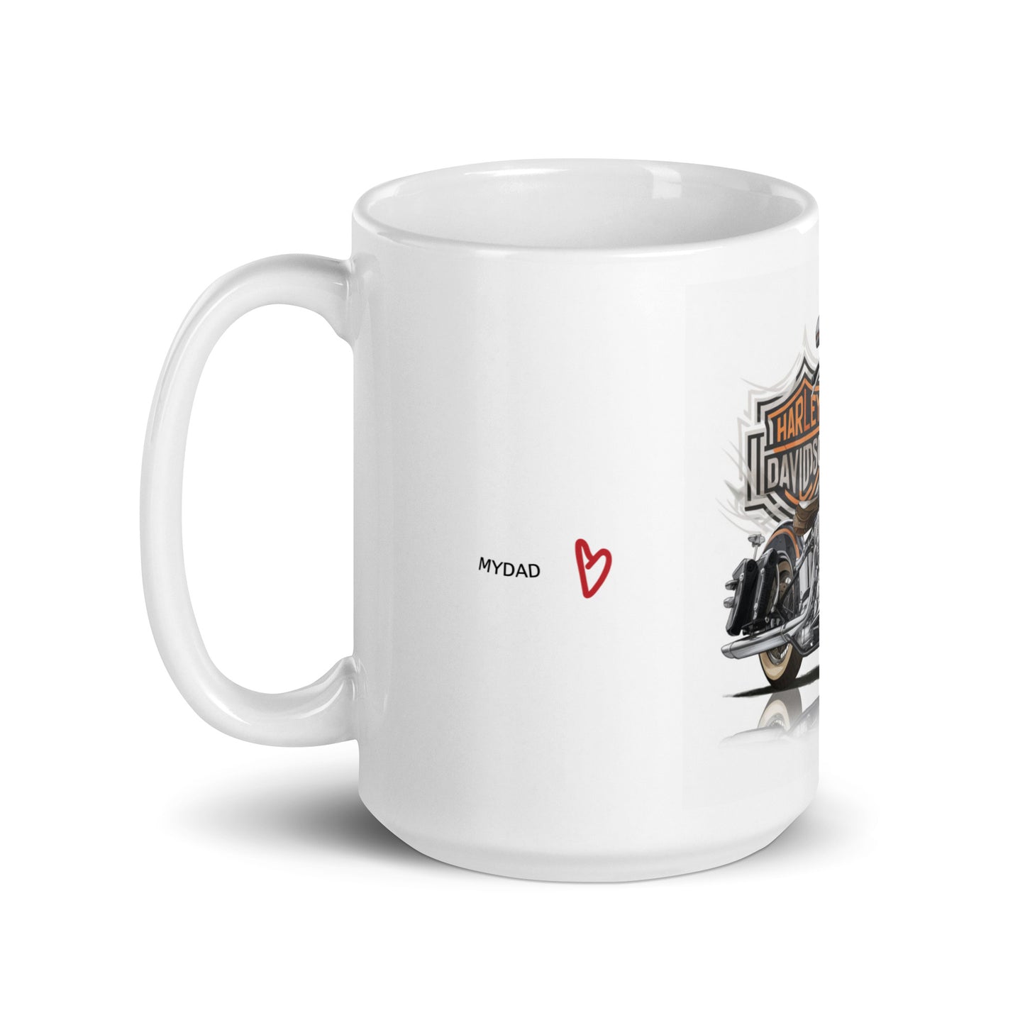 Dad's Motorcycle Passion Mug: Ride the Journey | Jarastyle Family Collection