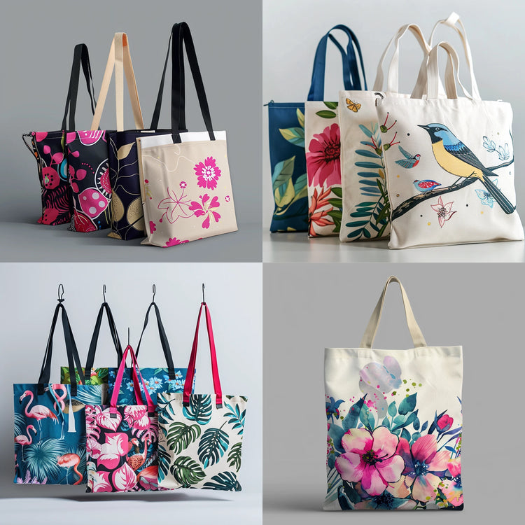 Trendy tote bags on sale