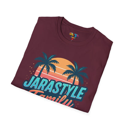JARASTYLE Family T-Shirt - Unisex Softstyle Tee, Summer Vibes Shirt, Family Reunion Gift, Travel Clothing, YouTube Merchandise