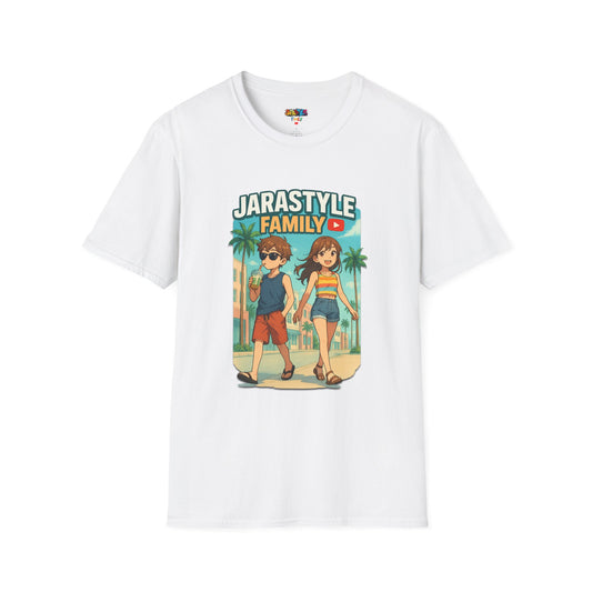 Unisex Softstyle T-Shirt with Jarastyle Family Design, Summer Vibe