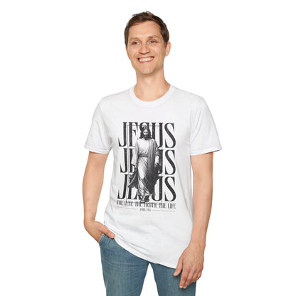 Inspirational Graphic T-Shirt for Faith and Family, Jesus Tee, Family Reunion Apparel, Religious Gift, Everyday Wear