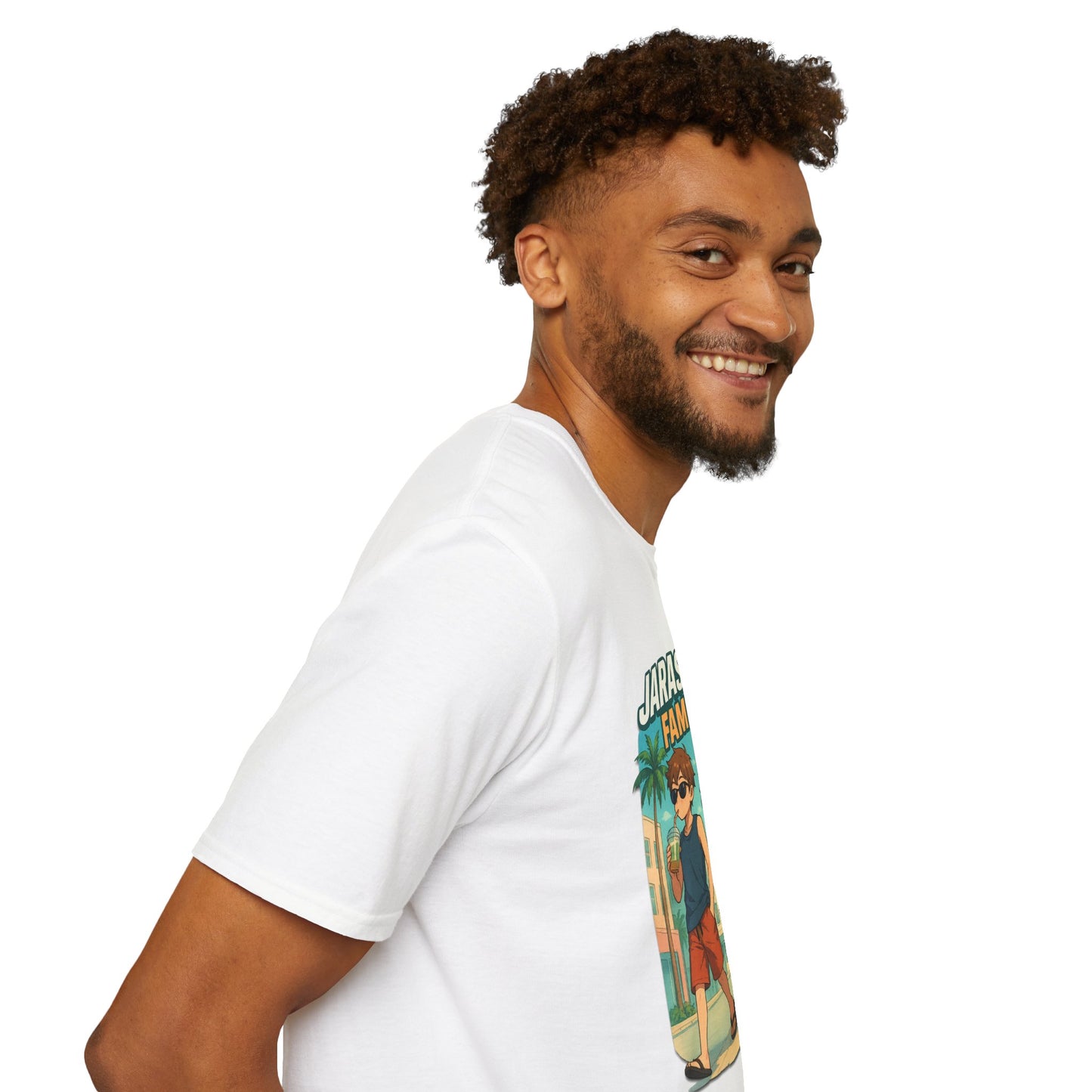 Unisex Softstyle T-Shirt with Jarastyle Family Design, Summer Vibe