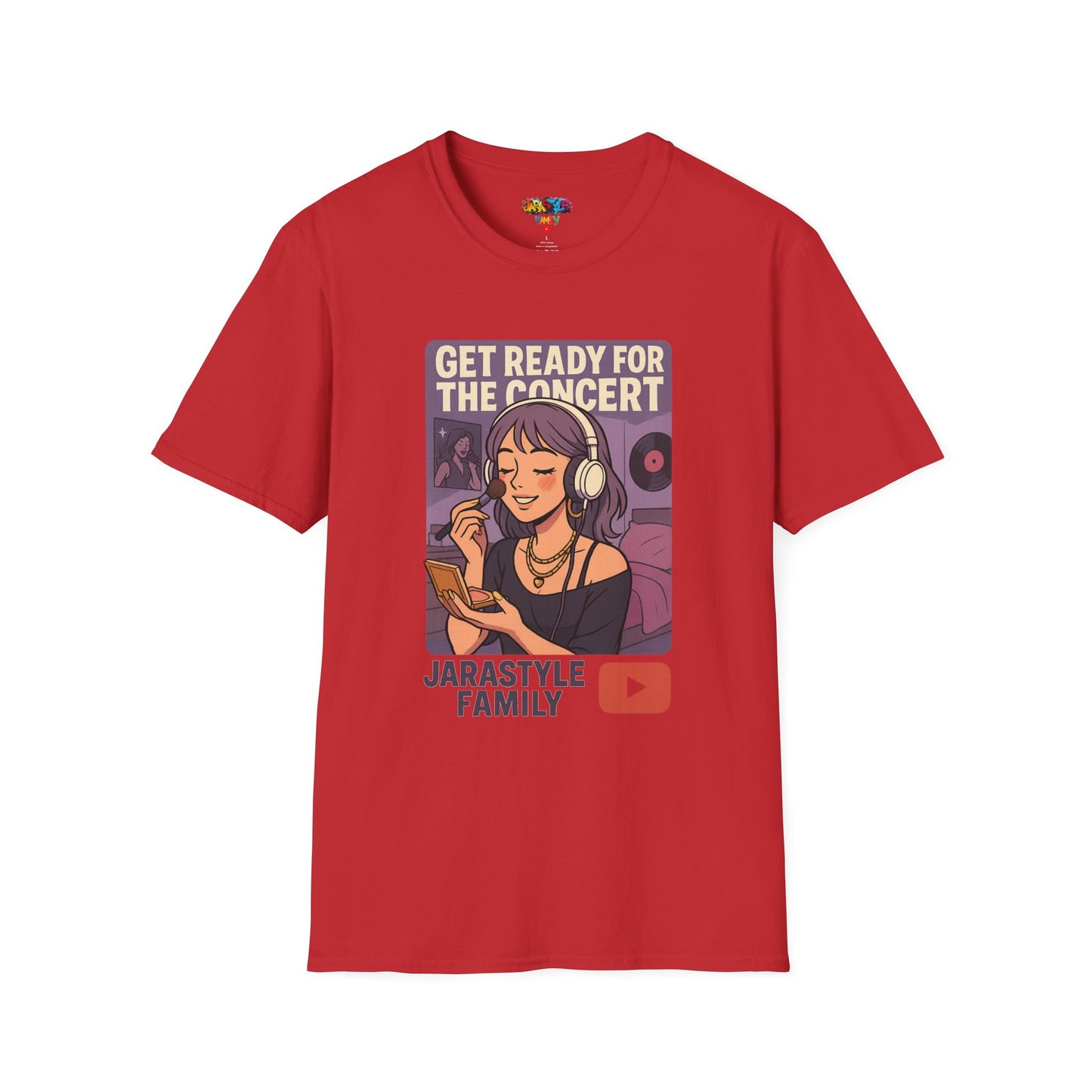 Get Ready for the Concert Unisex Softstyle T-Shirt, Music Lover Tee, Concert Attendee Shirt, Gift for Musicians, Unique Graphic Tee