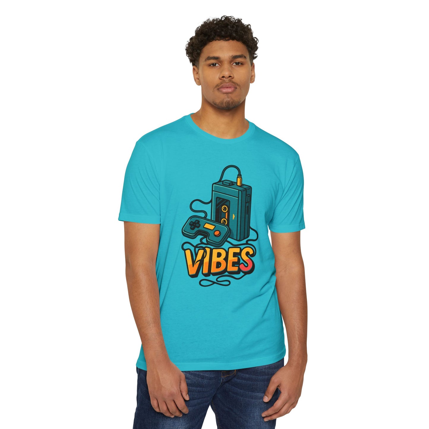 Vibes Gaming T-Shirt, Unisex Casual Tee, Gamer Apparel, Family Shirt, Gift for Gamers, Retro Vibe Shirt