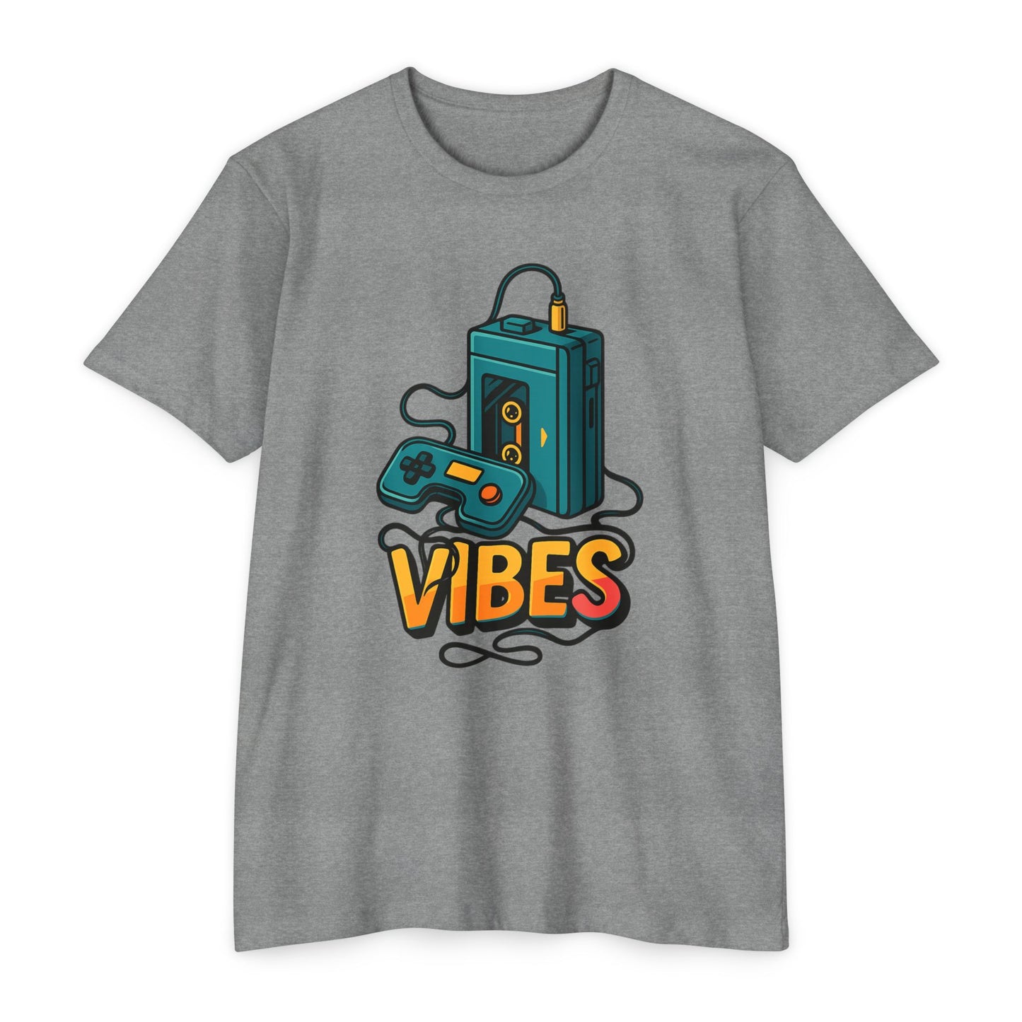 Vibes Gaming T-Shirt, Unisex Casual Tee, Gamer Apparel, Family Shirt, Gift for Gamers, Retro Vibe Shirt