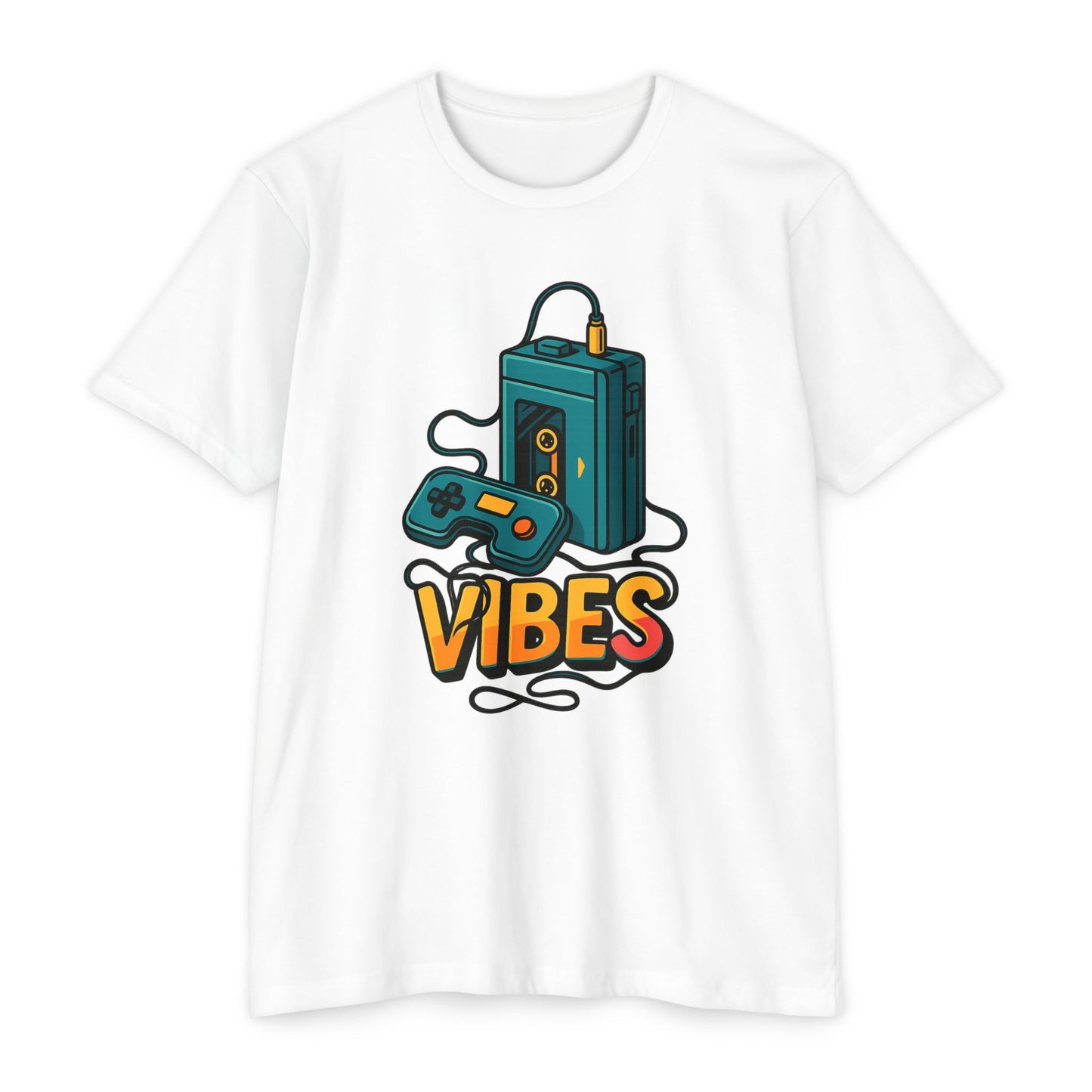 Vibes Gaming T-Shirt, Unisex Casual Tee, Gamer Apparel, Family Shirt, Gift for Gamers, Retro Vibe Shirt