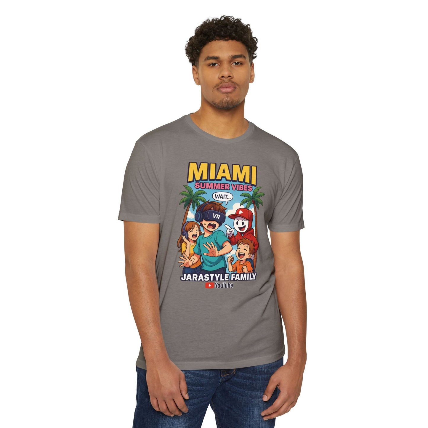 Miami Summer Vibes T-Shirt, Family Fun Tee, Unisex Graphic Shirt, Vacation Outfit, YouTube Merch, Casual Summer Wear