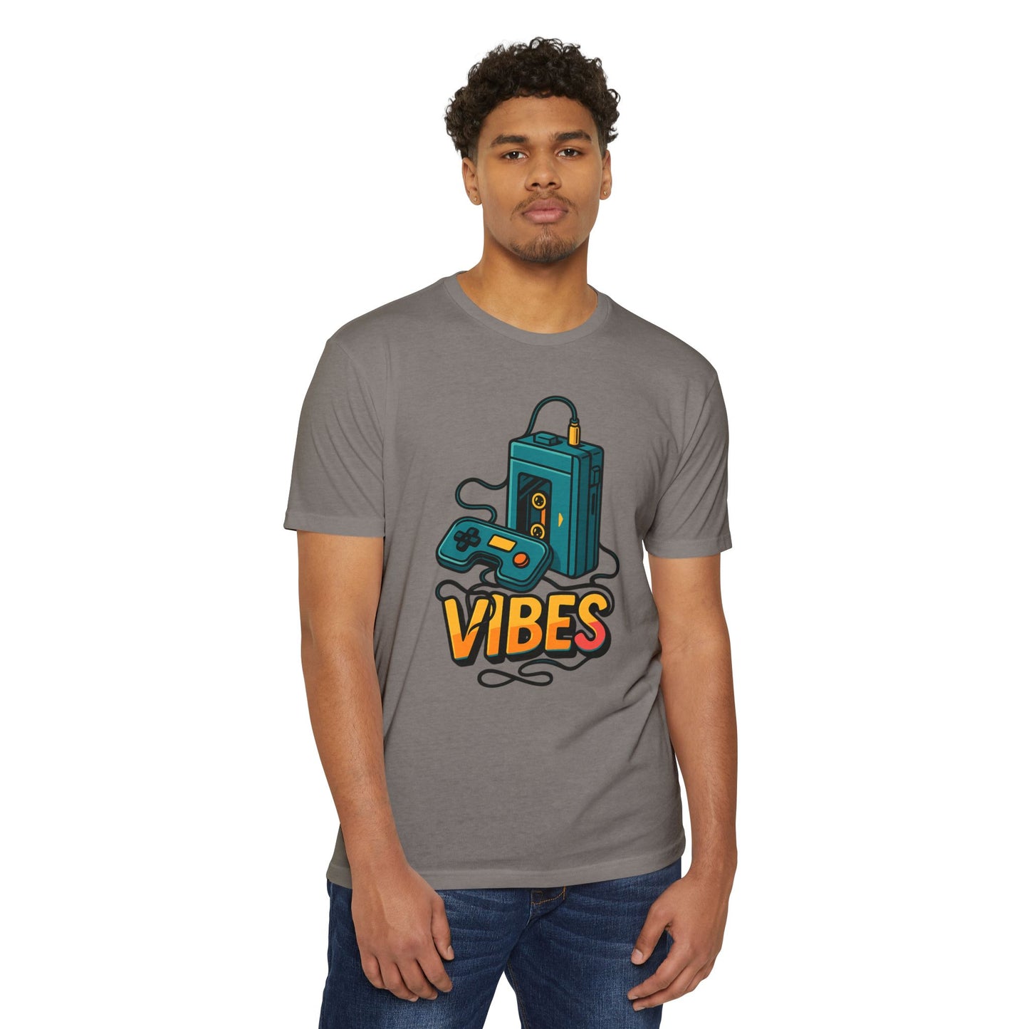Vibes Gaming T-Shirt, Unisex Casual Tee, Gamer Apparel, Family Shirt, Gift for Gamers, Retro Vibe Shirt