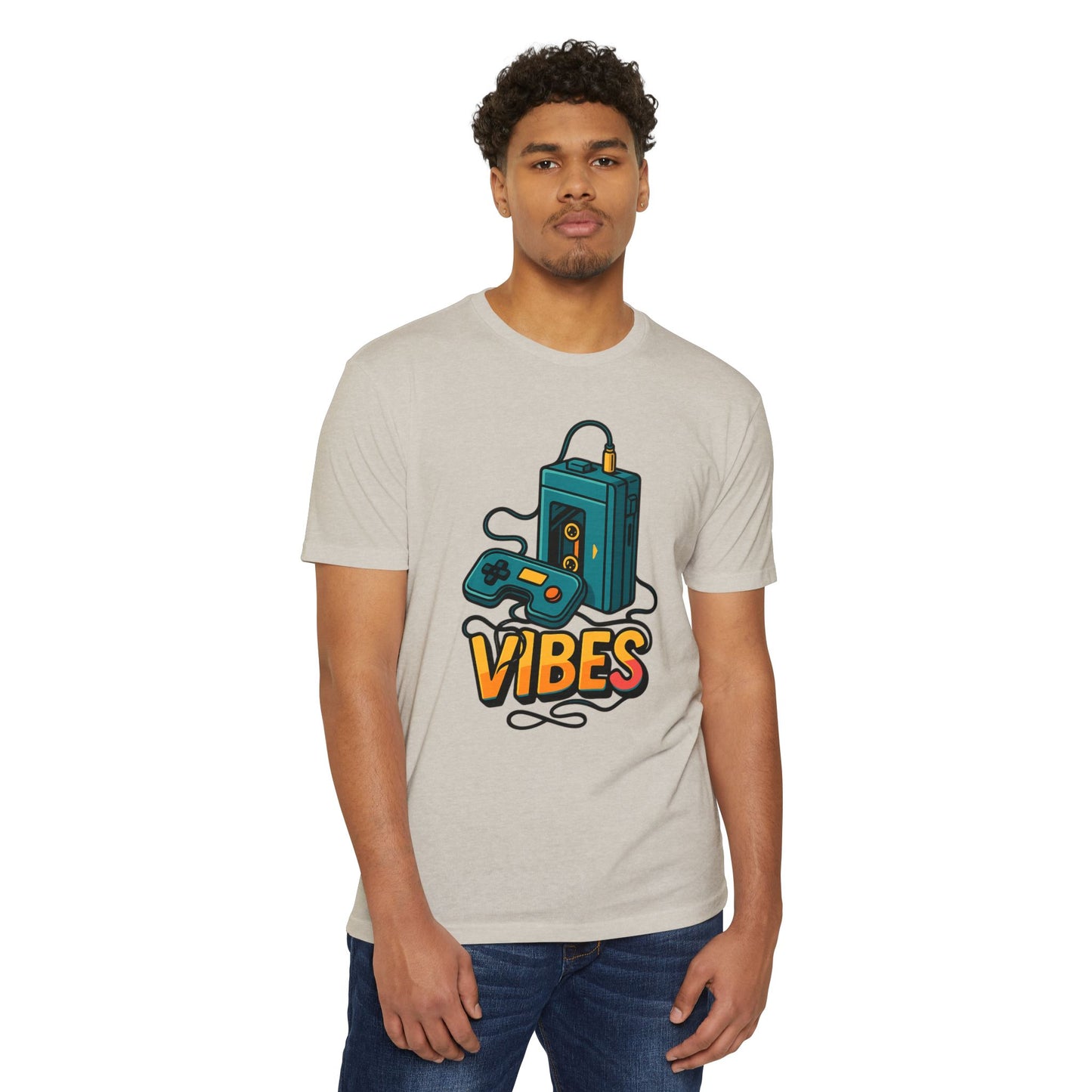 Vibes Gaming T-Shirt, Unisex Casual Tee, Gamer Apparel, Family Shirt, Gift for Gamers, Retro Vibe Shirt