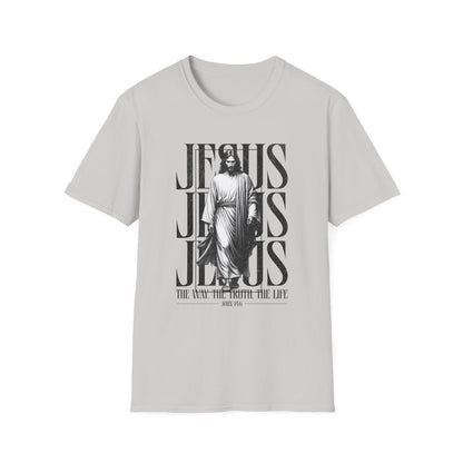 Inspirational Graphic T-Shirt for Faith and Family, Jesus Tee, Family Reunion Apparel, Religious Gift, Everyday Wear