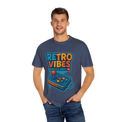 Retro Vibes Unisex T-Shirt | Gamer Apparel, Gift for Gamers, Casual Wear, YouTube Channel Merchandise, Vintage Gaming Tee