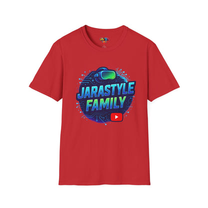 Gaming Family Unisex Softstyle T-Shirt, Casual Tee, Geeky Gift, Family Reunion, YouTube Fan Shirt, Holiday Gift