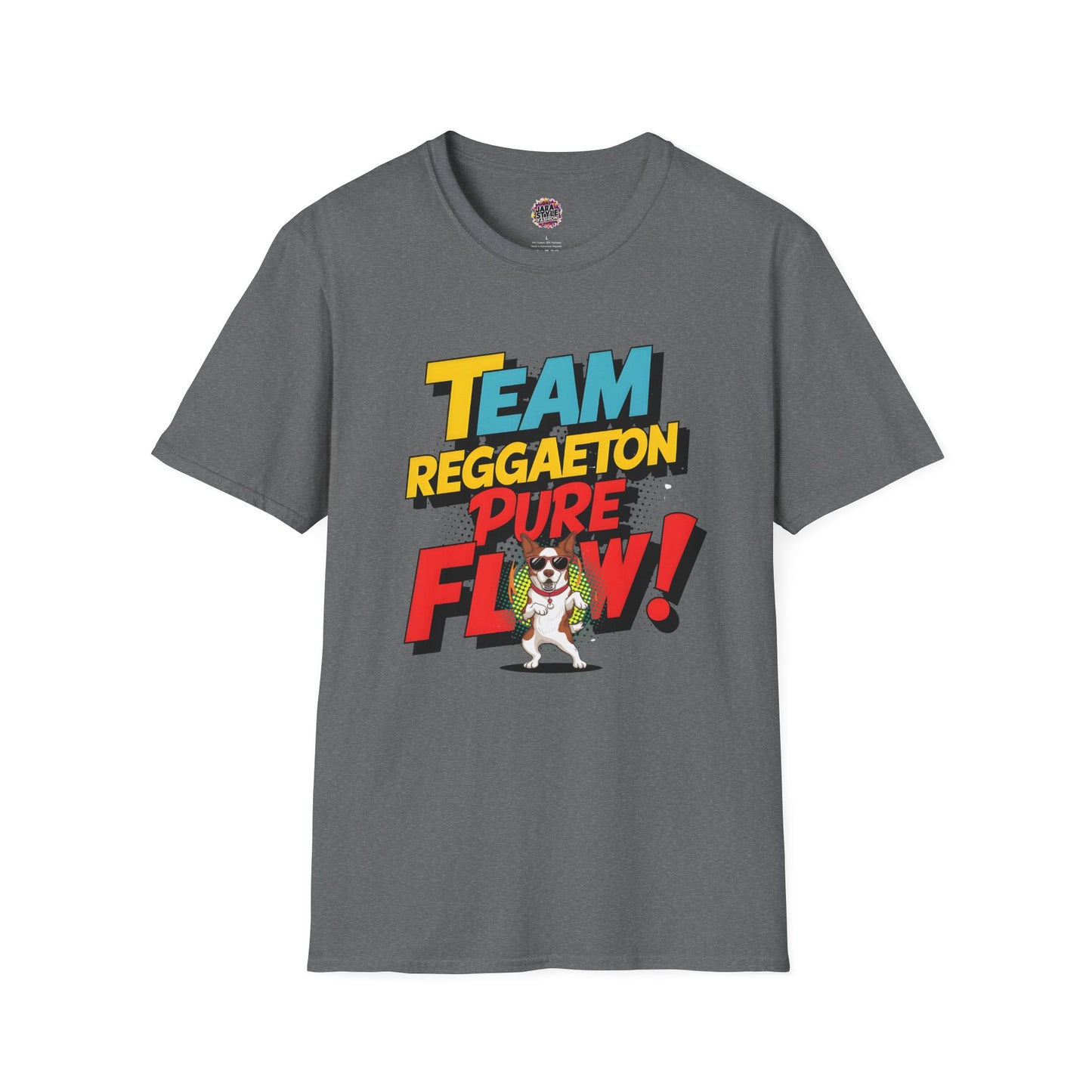 Team Reggaeton Pure Flow Tee: Feel the Beat | Jarastyle Music Collection